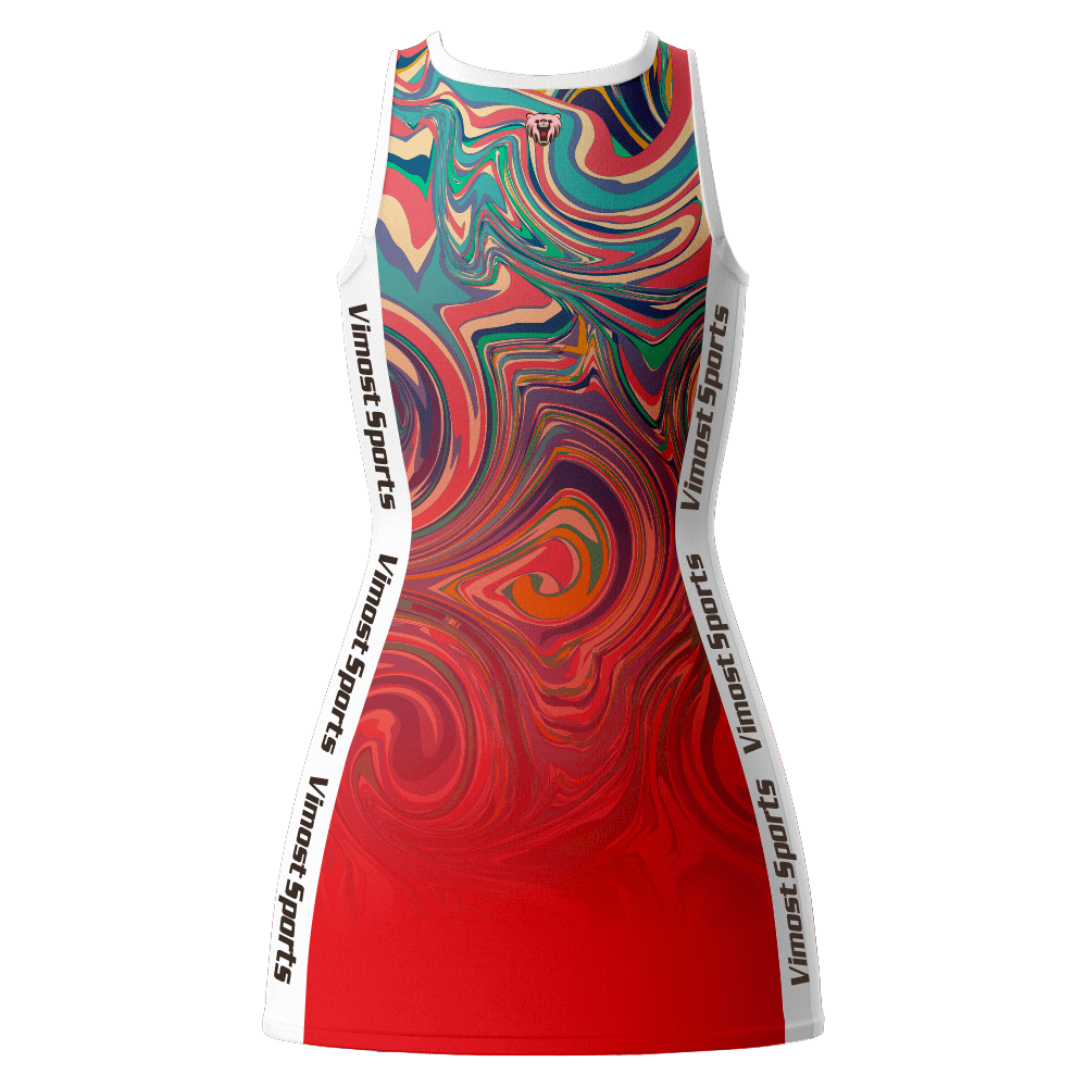 China Custom Sublimation Netball Dress Manufacturers Custom