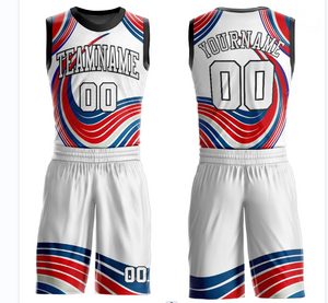 Custom Number And Name Basketball Jerseys Basketball Uniform Wholesale Blank Polyester Sublimation Quick Dry Man Basketball Jersey Sets Designs