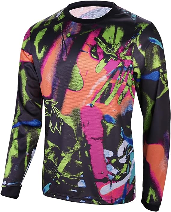Men's Fox Jersey Riding T-shirts Motocross/MX/ATV/BMX/MTB Dirt Bike Racing Tops With High Quality