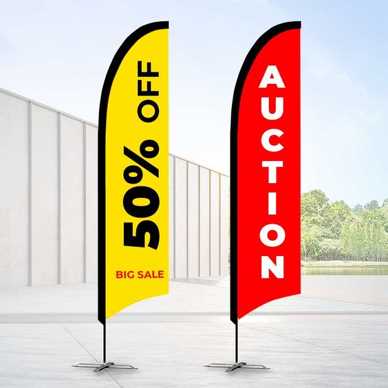 Stand Feather Banner Making From Chinese Suppliers