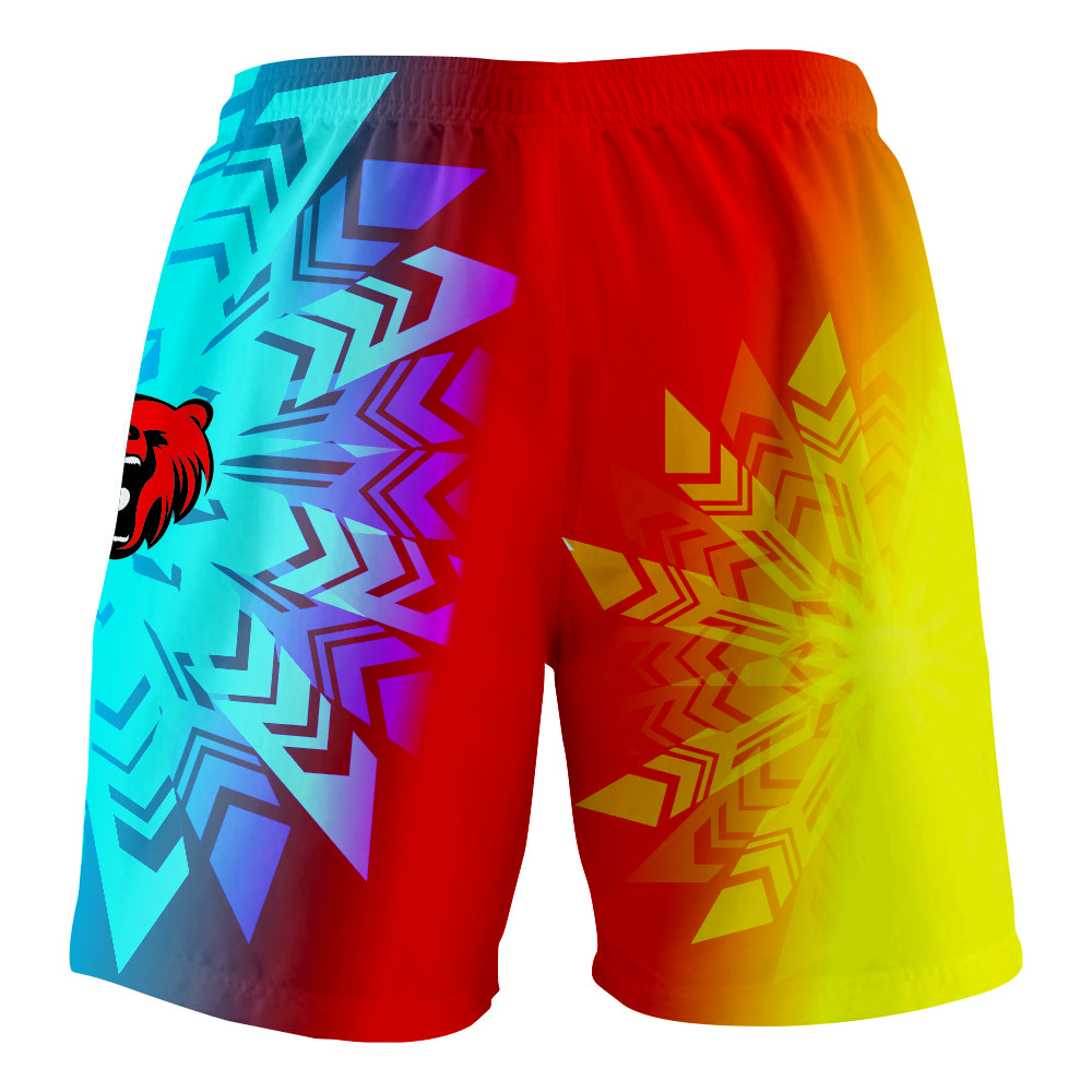 Sublimation Printing Custom Man's Cool Leisure Shorts With Fashion Designs