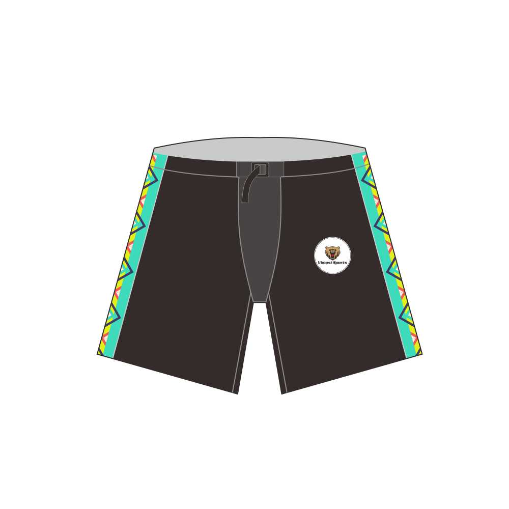 Colorful Sublimated Boy's And Girl's Team Sportswear Ice Hockey Shorts