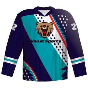 Sublimation Custom Team Sportswear New Year Hot Sale Ice Hockey Shirts
