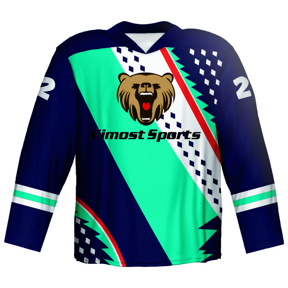Custom Colorful New Style Youth Ice Hockey Team Jerseys
