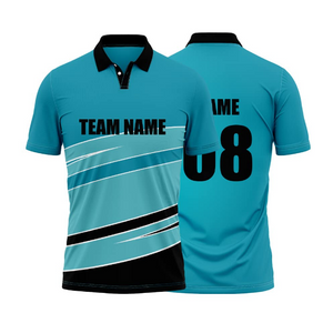 Wholesale High Quality Cricket Shirts Custom Made Cricket Wear Fully Sublimation Print Cricket Jerseys Polo Shirt