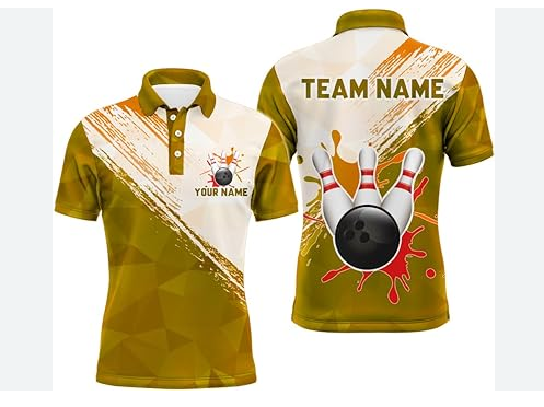 Personalized Bowling Jersey with Your Name And Logo