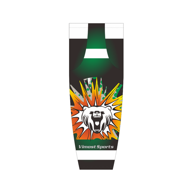 Design Boy's and Girl's Sublimated Fashion New Year Ice Hockey Socks