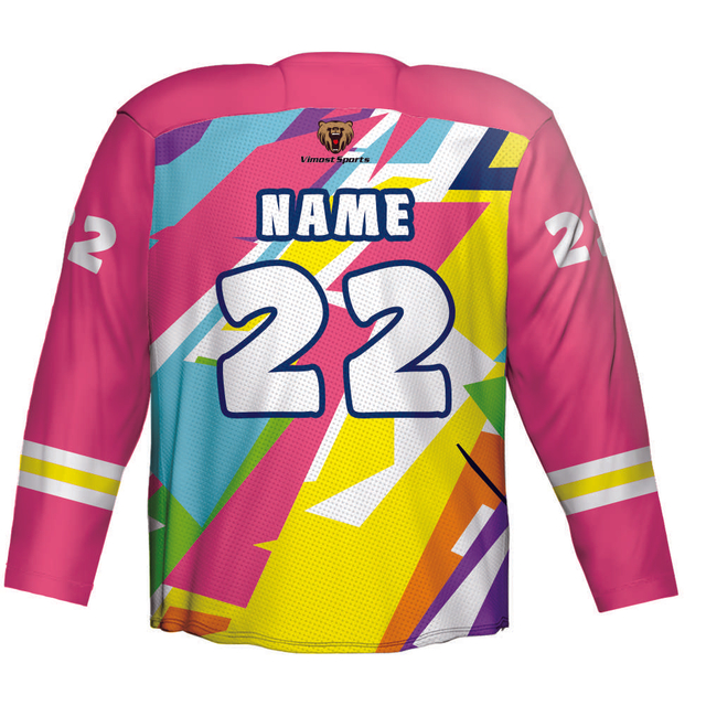 Custom Colorful New Style Youth Ice Hockey Team Jerseys