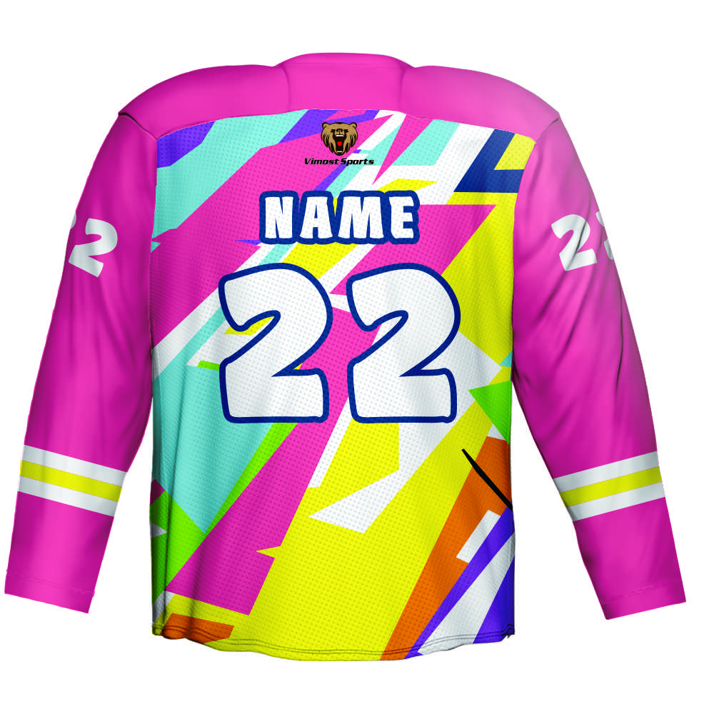 Custom Colorful New Style Youth Ice Hockey Team Jerseys