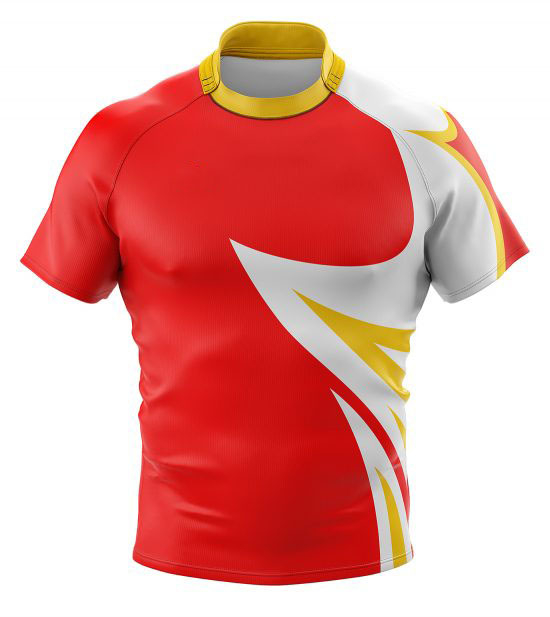 Custom Unique Designs Half Tight Green Rugby Shirts in Size 5XL 