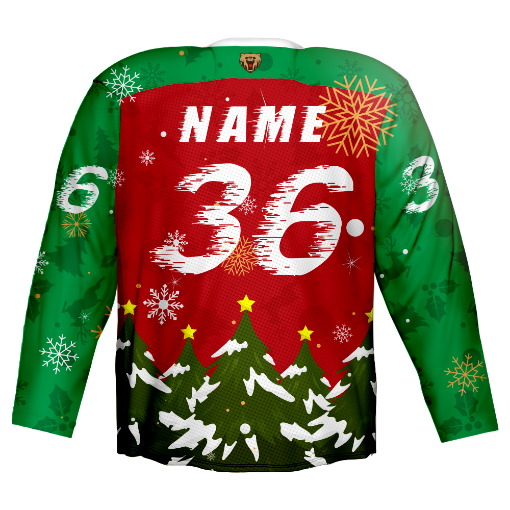 Golden Ice Hockey Jersey Custom Design Sublimation Team Hockey Unifoorms 