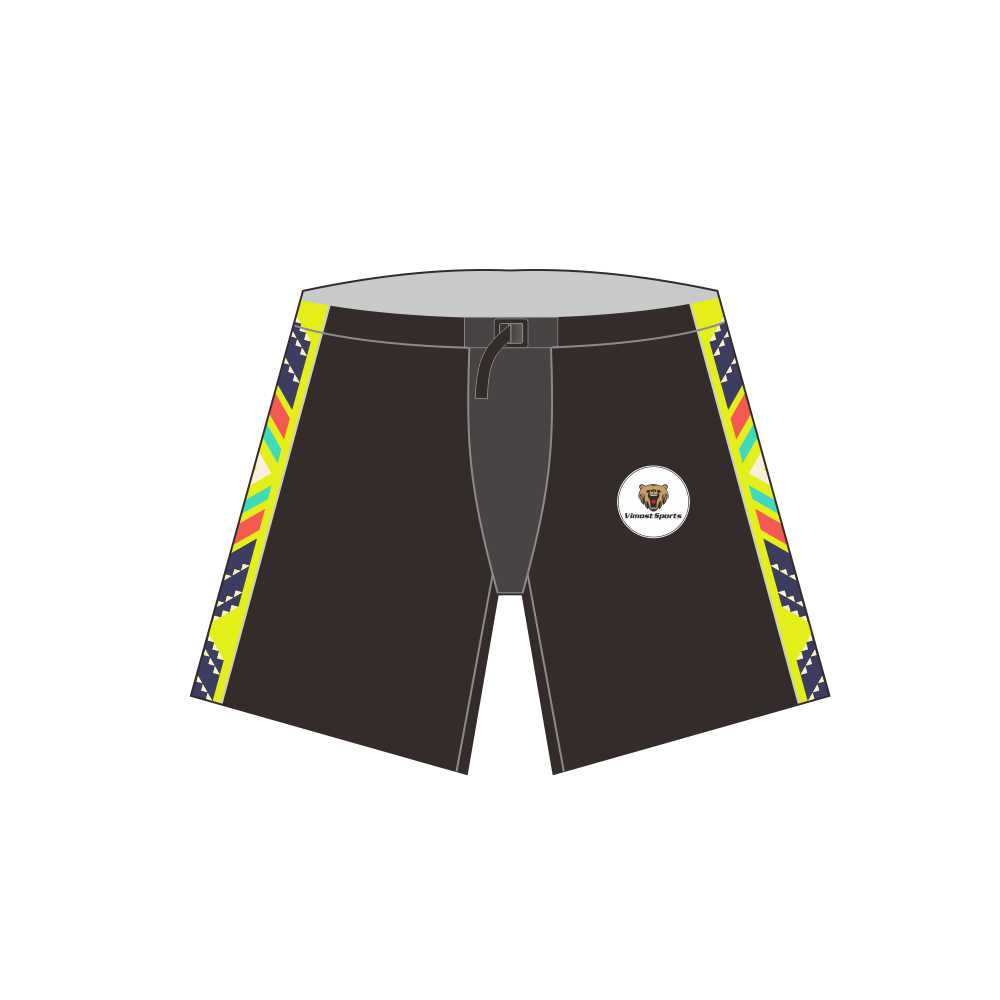Colorful Sublimated Boy's And Girl's Team Sportswear Ice Hockey Shorts