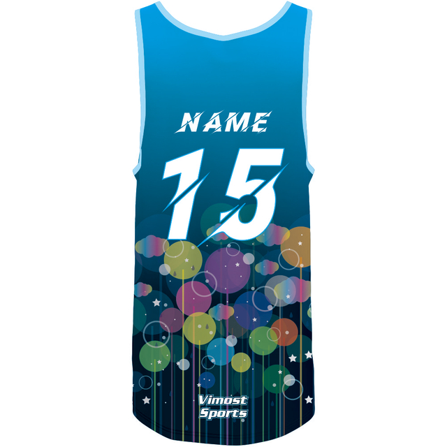 Design Youth Sublimated Basketball Tops With High Quality