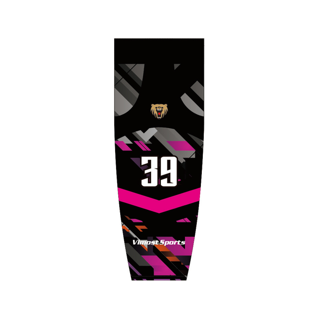 Wholesale Price 3D Cool Man's Team Ice Hockey Socks With Cool Designs