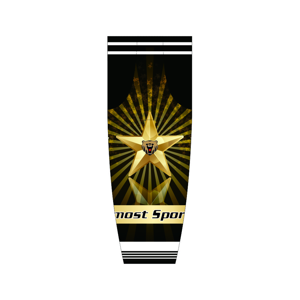Design Boy's and Girl's Sublimated Fashion New Year Ice Hockey Socks