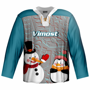 Wholesale Hot Sale Sublimation Printing Kids New Year Cool Ice Hockey Shirts