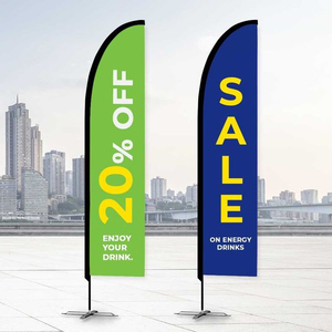 Beach Feather Banner for Sales Activities