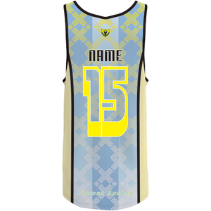 Design Youth Sublimated Basketball Tops With High Quality