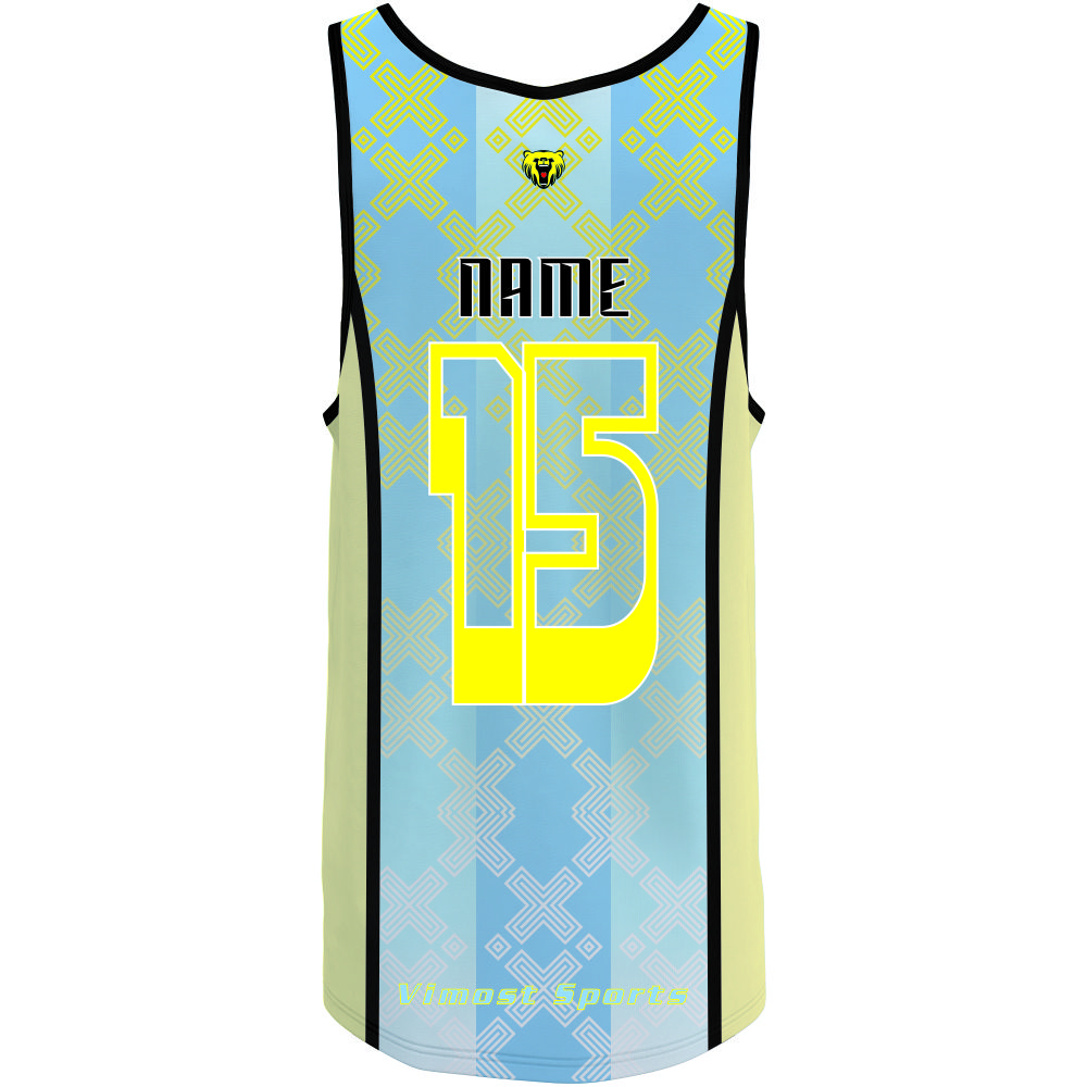 Custom Sublimated Colorful Basketball Tops With Wholesale Price