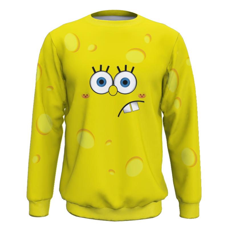 Custom Cartoon Figure Design Pullover Sweatshirts Sublimation Fleece Warm Hoodie 