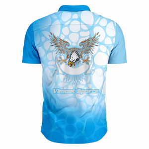 Design Hot Sale Your Own Cool Vacation Leisure Style Full Buttons Polo Shirts