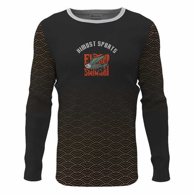Custom Your Design Sublimation Fishing Jersey Uv Protection Tshirts Men Quick Dry UPF 50+ Long Sleeve Fishing Shirts