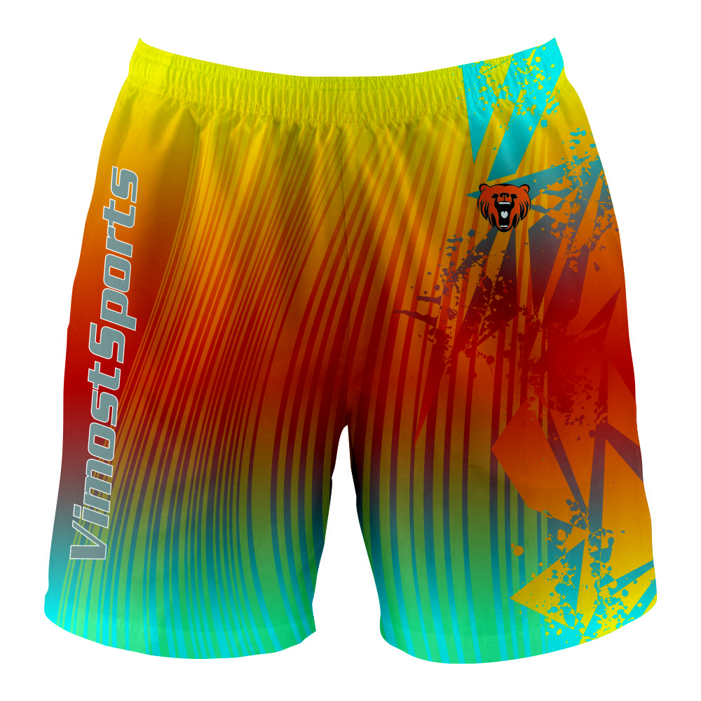 Sublimation Printing Custom Man's Cool Leisure Shorts With Fashion Designs