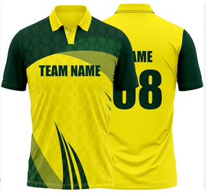 PURE 100% Polyester Cricket Rugby Polo Shirts Sublimated Custom Training T Shirt with Logo Dart Men's Polo Shirt