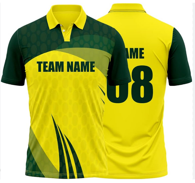 LOW MOQ High Quality Custom Made Fully Sublimation Print Sports Wear Cricket Jerseys Polo Shirt