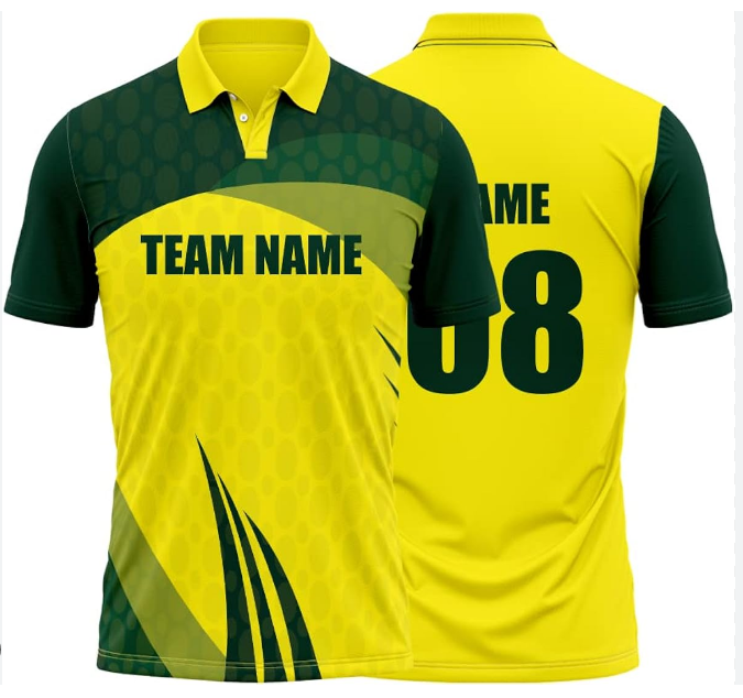 Cricket Polo Shirts Custom Number Full Sublimation Team Cicket Shirts 