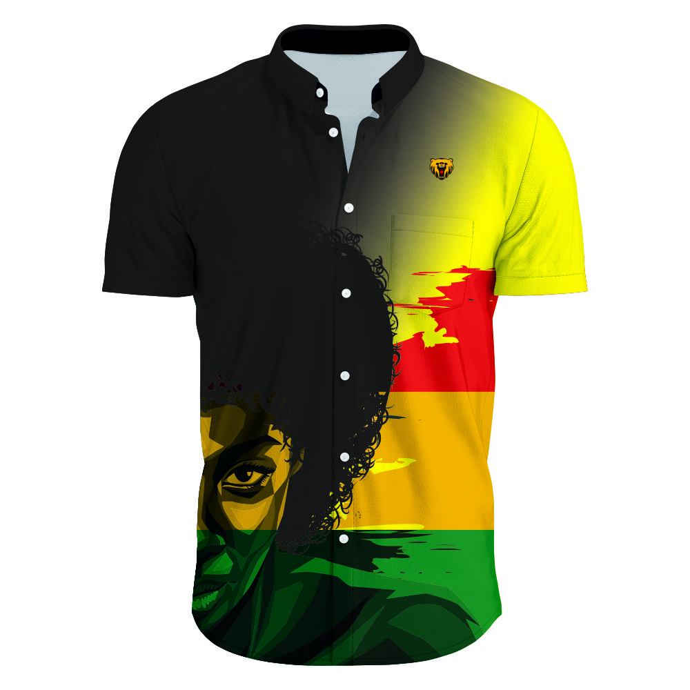 Make Man's Colorful High Quality Sublimated Polo Shirts 