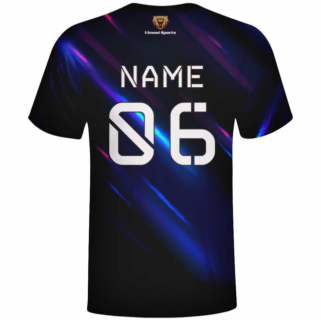 Custom Man's Colorful Fluo Ink Esports Jerseys With High Quality 
