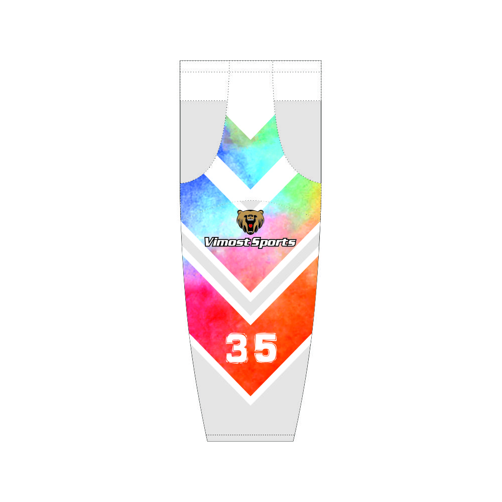 Design Boy's and Girl's Sublimated Fashion New Year Ice Hockey Socks