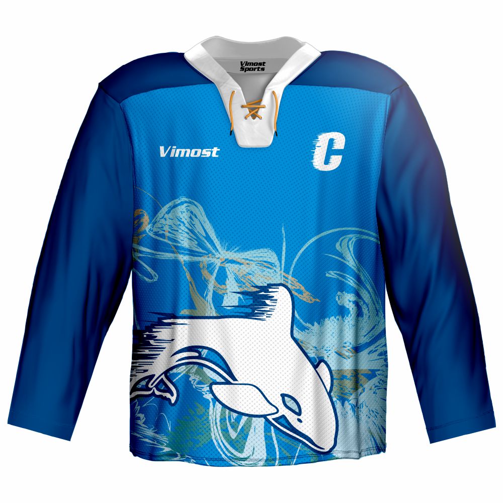 Design Sublimated New Year Fashion Team Ice Hockey Jerseys
