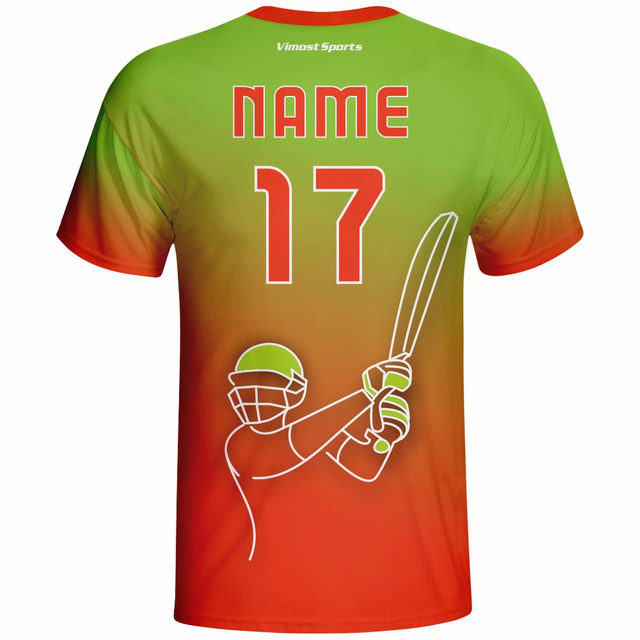 High Quality Fashion Hot Sale 3D Cricket Shirts With Free Design