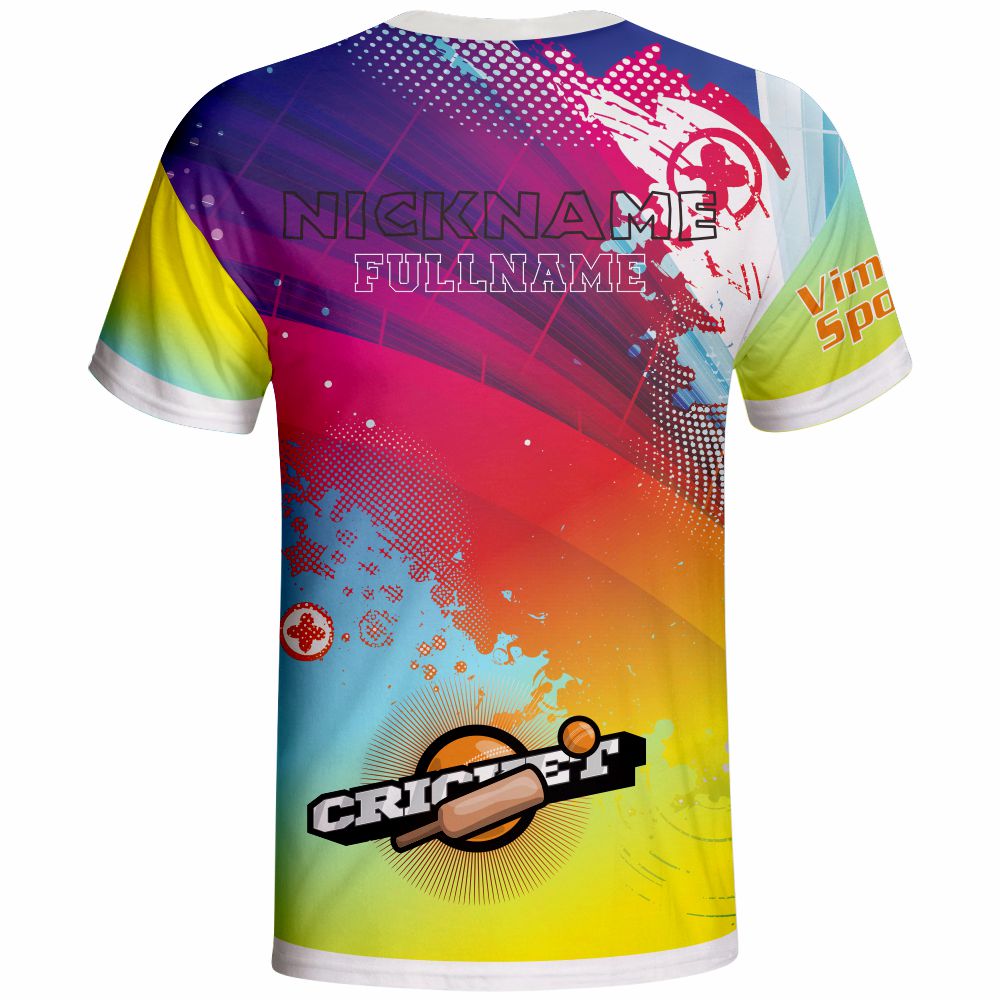 High Quality Fashion Hot Sale 3D Cricket Shirts With Free Design