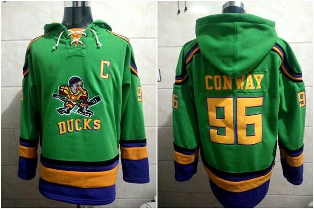 Mighty Duck Hockey Jersey Custom Design Polyester Sublimation Team Hockey Jersey Hoodie