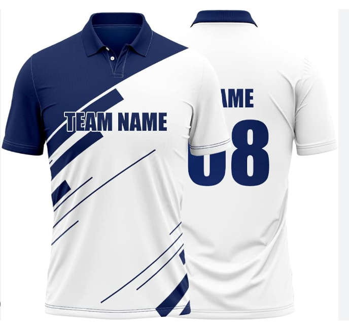 Cricket Polo Shirts Custom Number Full Sublimation Team Cicket Shirts 