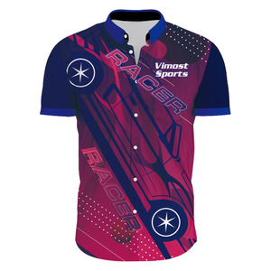 Custom High Quality Man's Cool Racing Shirts With Your Own Logos