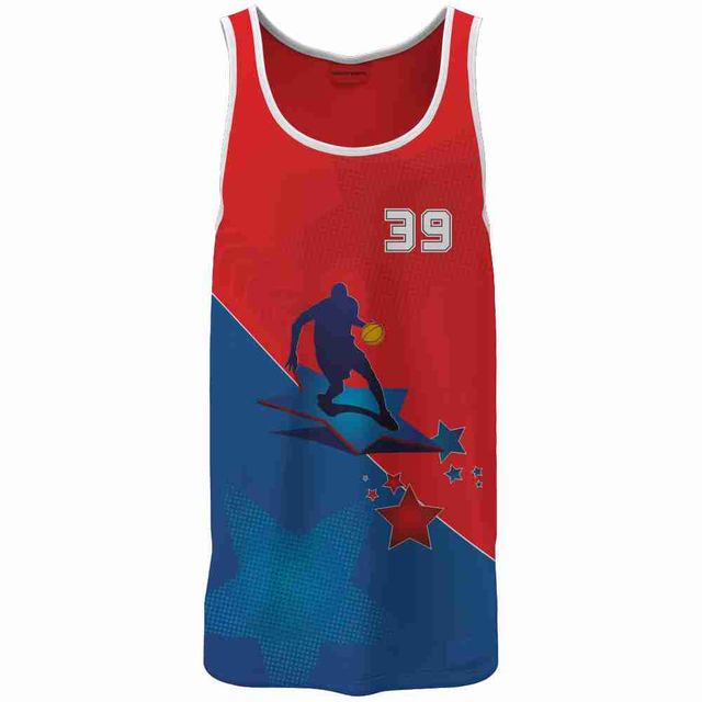 Sublimation Custom High Quality New Cool Basketball Youth Tops With Your Own Logos