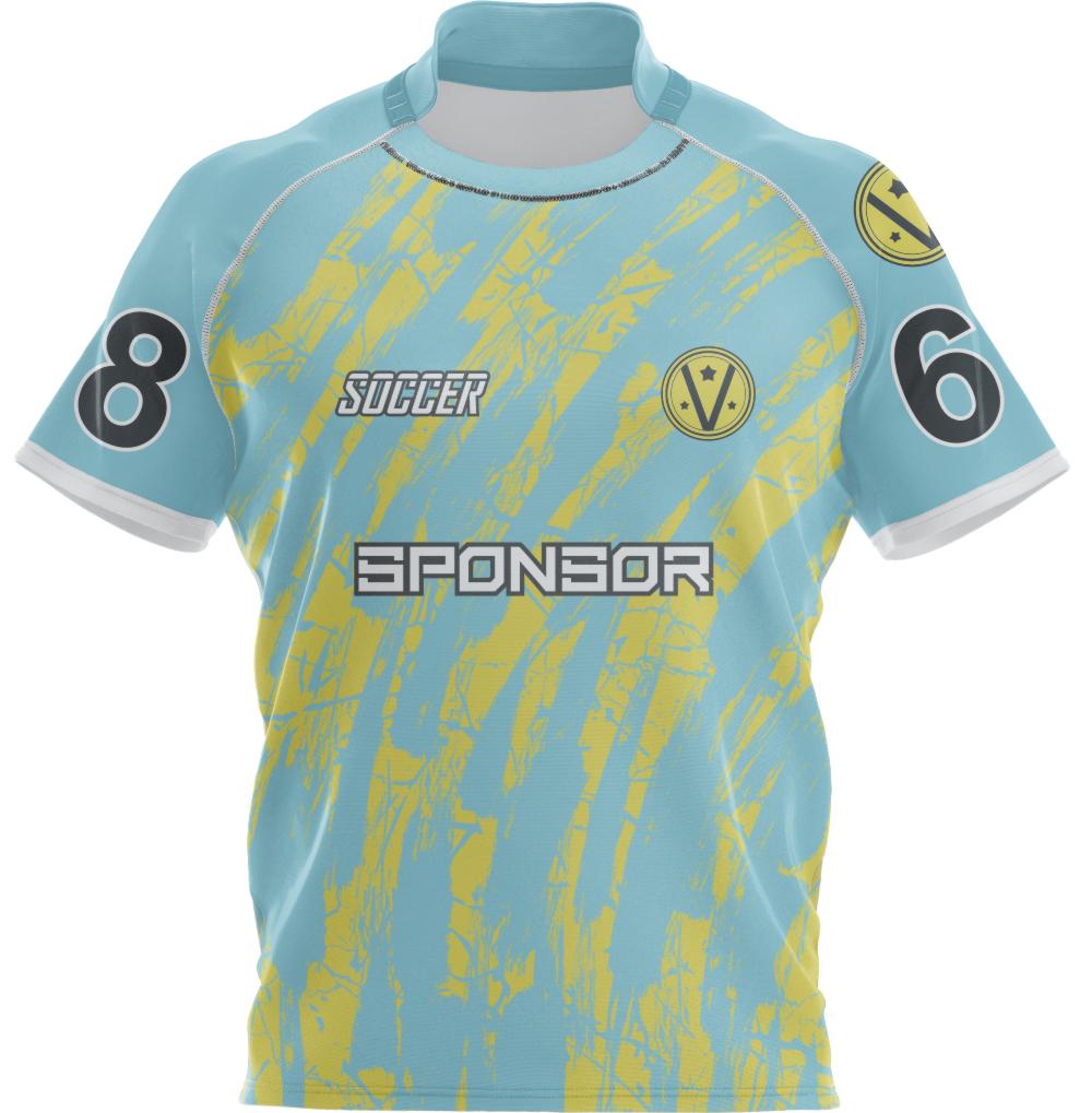 Summer Cool Colors Rugy shirts by 100% Polyester Material