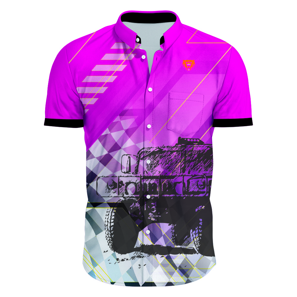 Wholesale Sublimated Racing Shirt 100% Polyester 