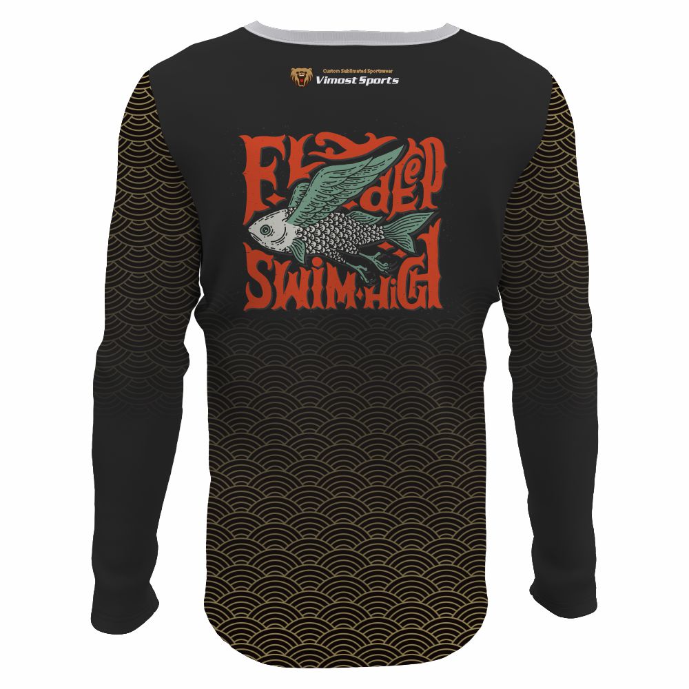 Performance Shirts Long Sleeve Fishing, Fishing Shirt Custom Made, Upf Fishing Shirts Mens