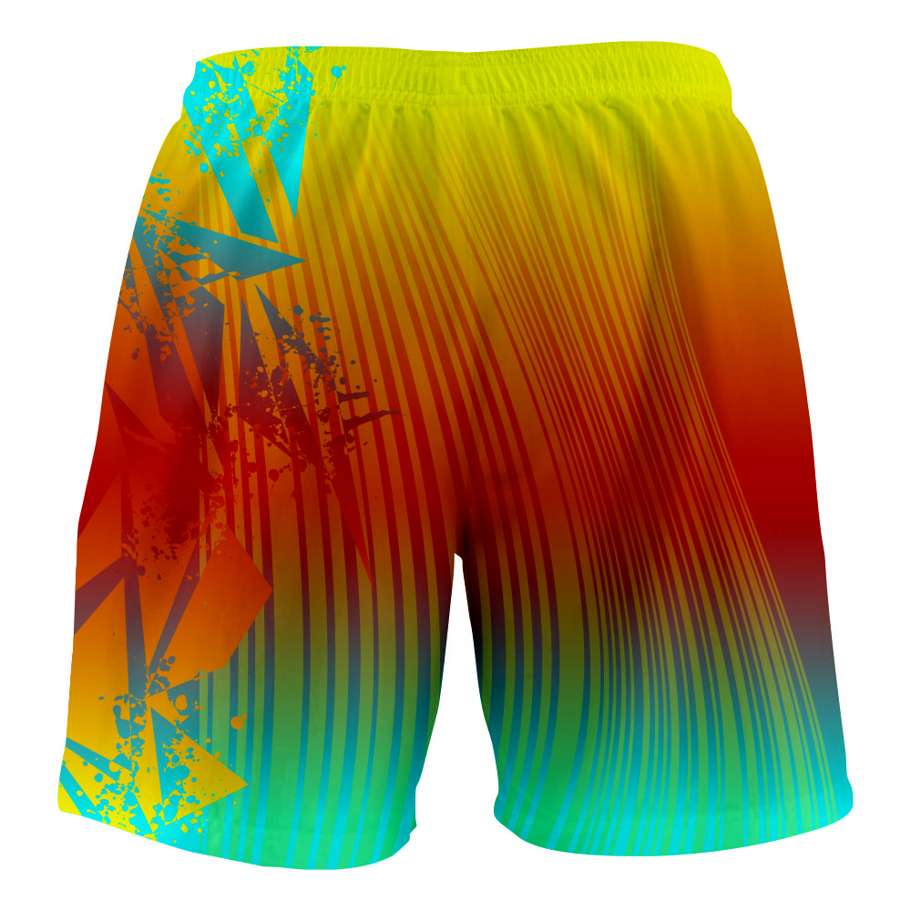 Sublimation Printing Custom Man's Cool Leisure Shorts With Fashion Designs