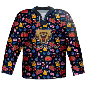 Professional High Quality New Fashion Team /Club Ice Hockey Shirts With Free Design