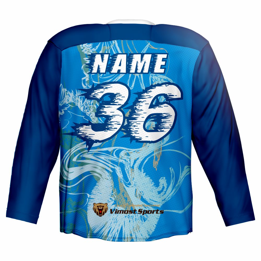 Design Sublimated New Year Fashion Team Ice Hockey Jerseys
