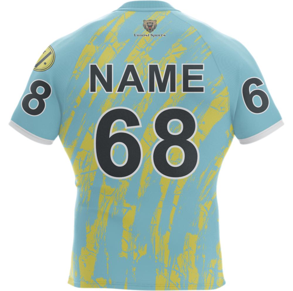 Summer Cool Colors Rugy shirts by 100% Polyester Material