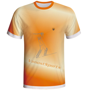 Hot Sale Sublimation Cricket Playing Shirts With Colorful Design
