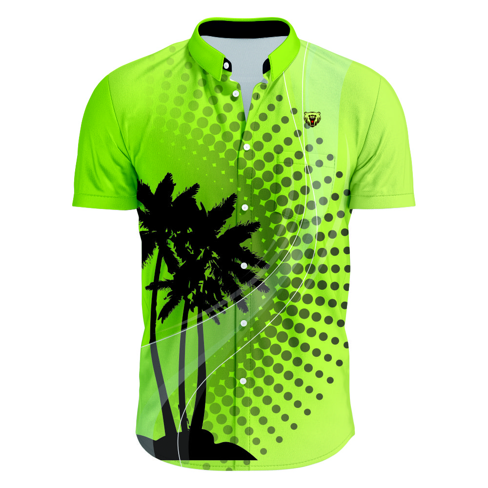 Custom Full Buttons Fashion Racing Sublimated Jerseys 