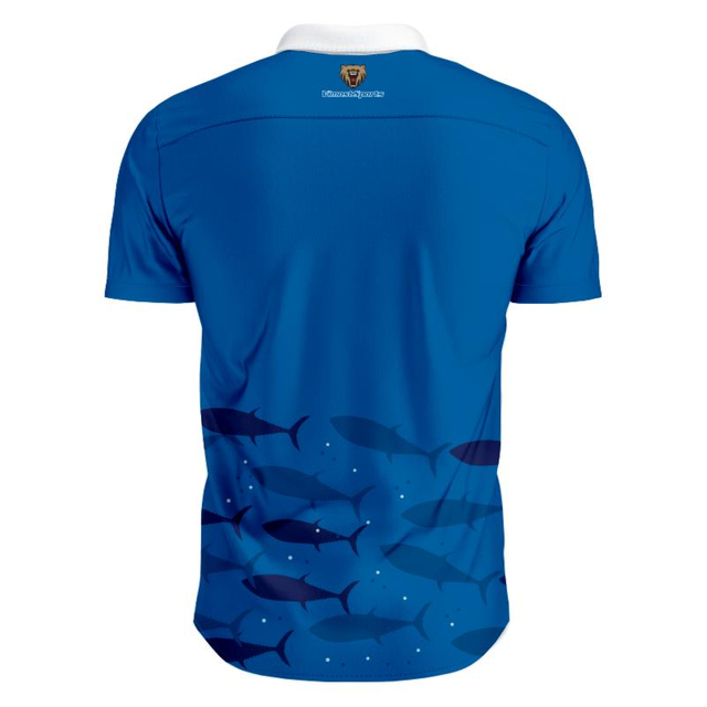 Sublimation Custom Man's Holiday Leisure Man's Full Buttons Polo Shirts